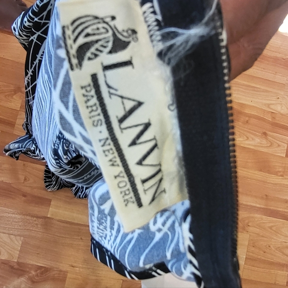 Ultra Chic and Timeless LANVIN Paris B&W Vintage Maxi Dress - Picture 4 of 8